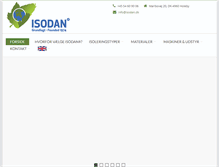 Tablet Screenshot of isodan.dk